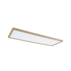 Paulmann LED-paneeli Atria Shine 58 cm, puu, IP44, 3000 K, päälle/pois