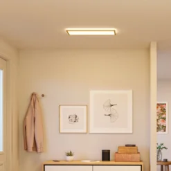 Paulmann LED-paneeli Atria Shine 58 cm, puu, IP44, 3000 K, päälle/pois