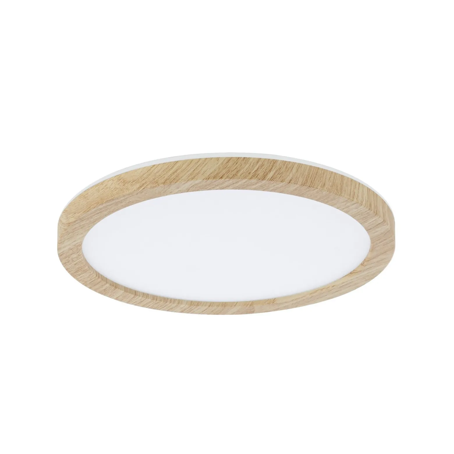 Paulmann LED-paneeli Atria Shine, halkaisija 19 cm, puu, IP44, 3000 K,
