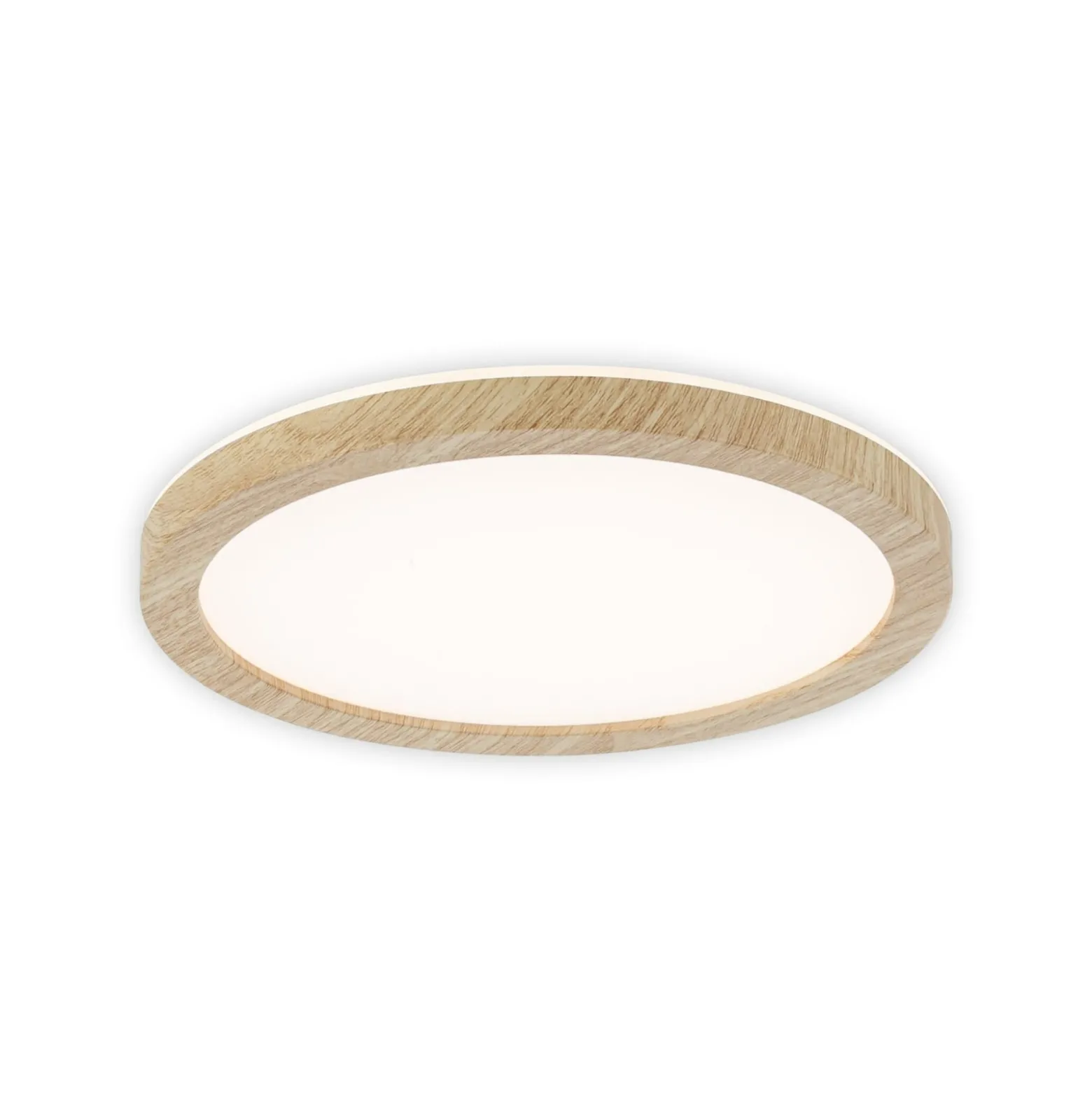 Paulmann LED-paneeli Atria Shine, halkaisija 19 cm, puu, IP44, 3000 K,