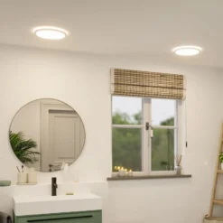 Paulmann LED-paneeli Atria Shine, halkaisija 29 cm, valkoinen, IP44, 4000 K,