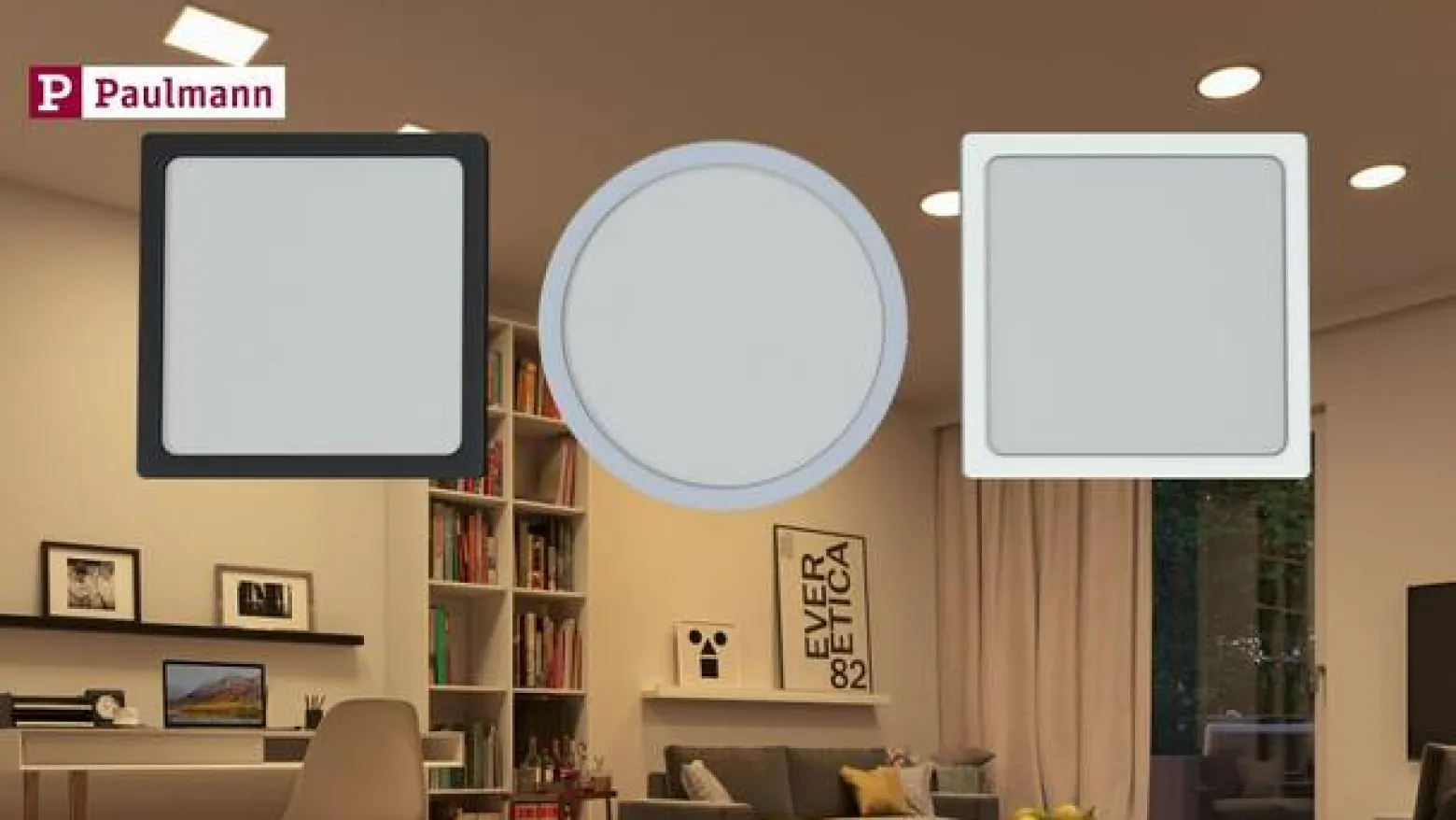 Paulmann-LED-paneeli Veluna, CCT ZigBee 21,5cm
