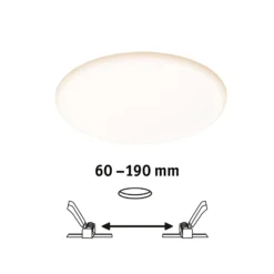 Paulmann-LED-paneeli Veluna, CCT ZigBee 21,5cm