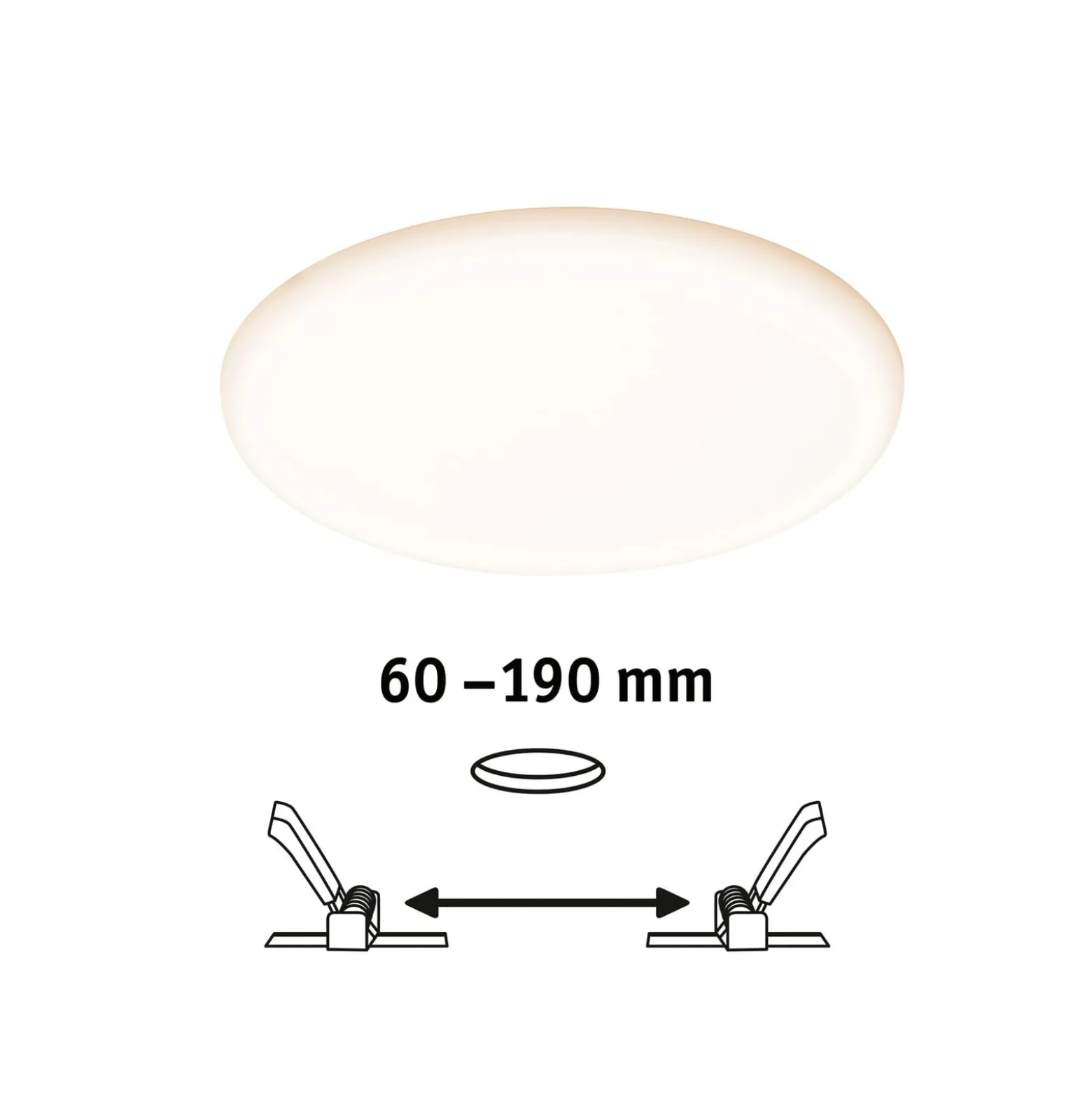 Paulmann-LED-paneeli Veluna, CCT ZigBee 21,5cm