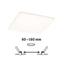 Paulmann-LED-paneeli Veluna, CCT ZigBee 18,5 cm