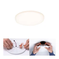 Paulmann-LED-paneeli Veluna 3 000 K pyöreä 12,5cm