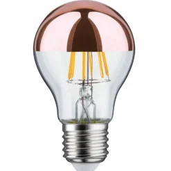 Paulmann-LED-pääpeililamppu E27 6,5W 827 kupari