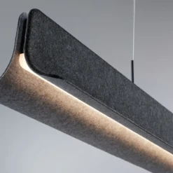 Paulmann LED-riippuvalaisin Noyan, antrasiitti, huopa, 3-portainen