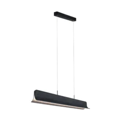 Paulmann LED-riippuvalaisin Noyan, antrasiitti, huopa, 3-portainen