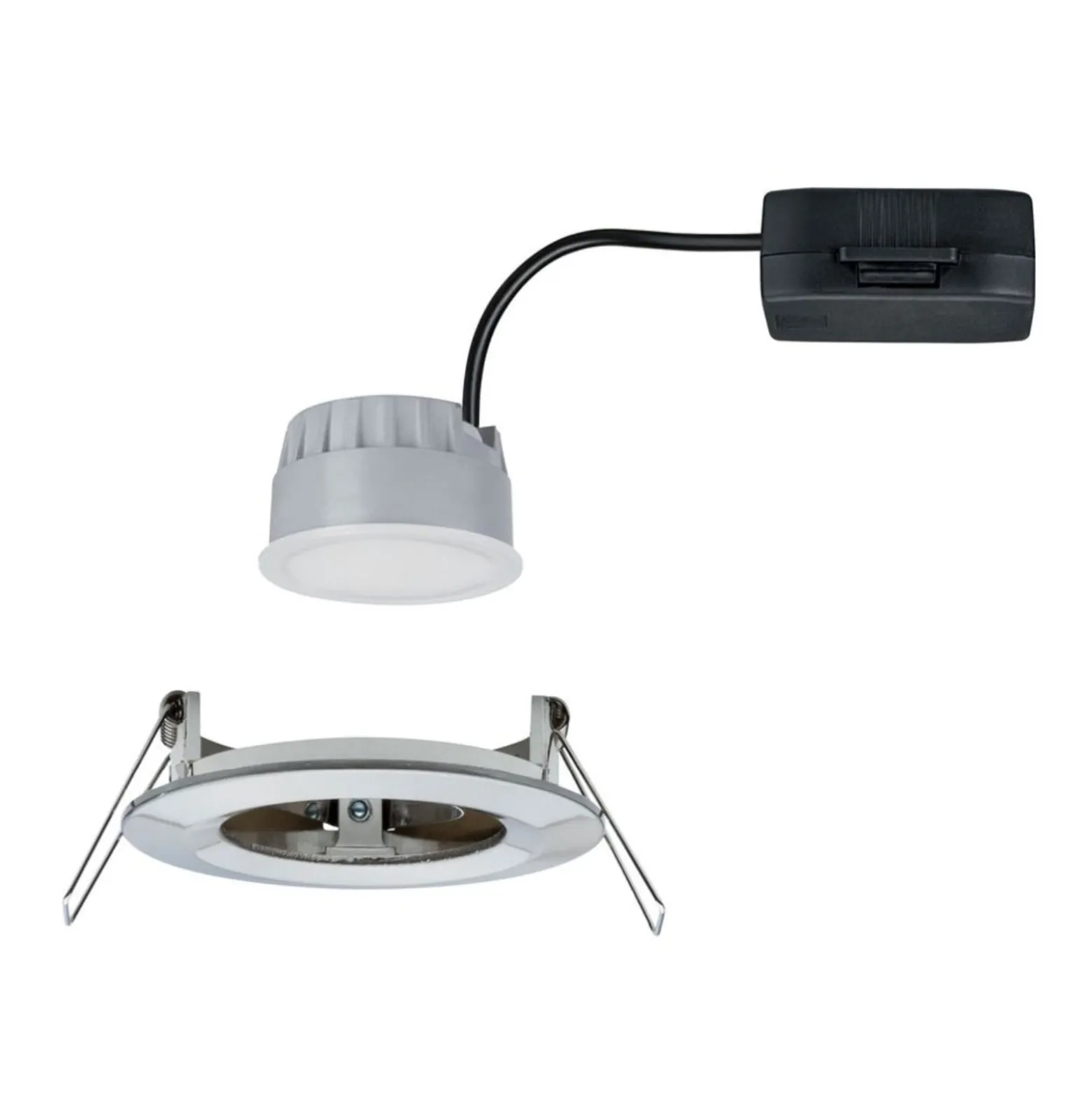 Paulmann LED-spotti Nova Coin pyöreä, himmennettävä, rautainen