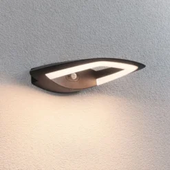Paulmann LED-tunnistimella varustettu ulkoseinävalaisin Akena, 3000 K,