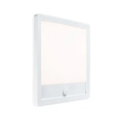 Paulmann LED-ulkoseinälamppu Lamina, valkoinen, IP44, anturi
