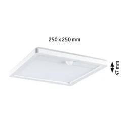 Paulmann LED-ulkoseinälamppu Lamina, valkoinen, IP44, anturi