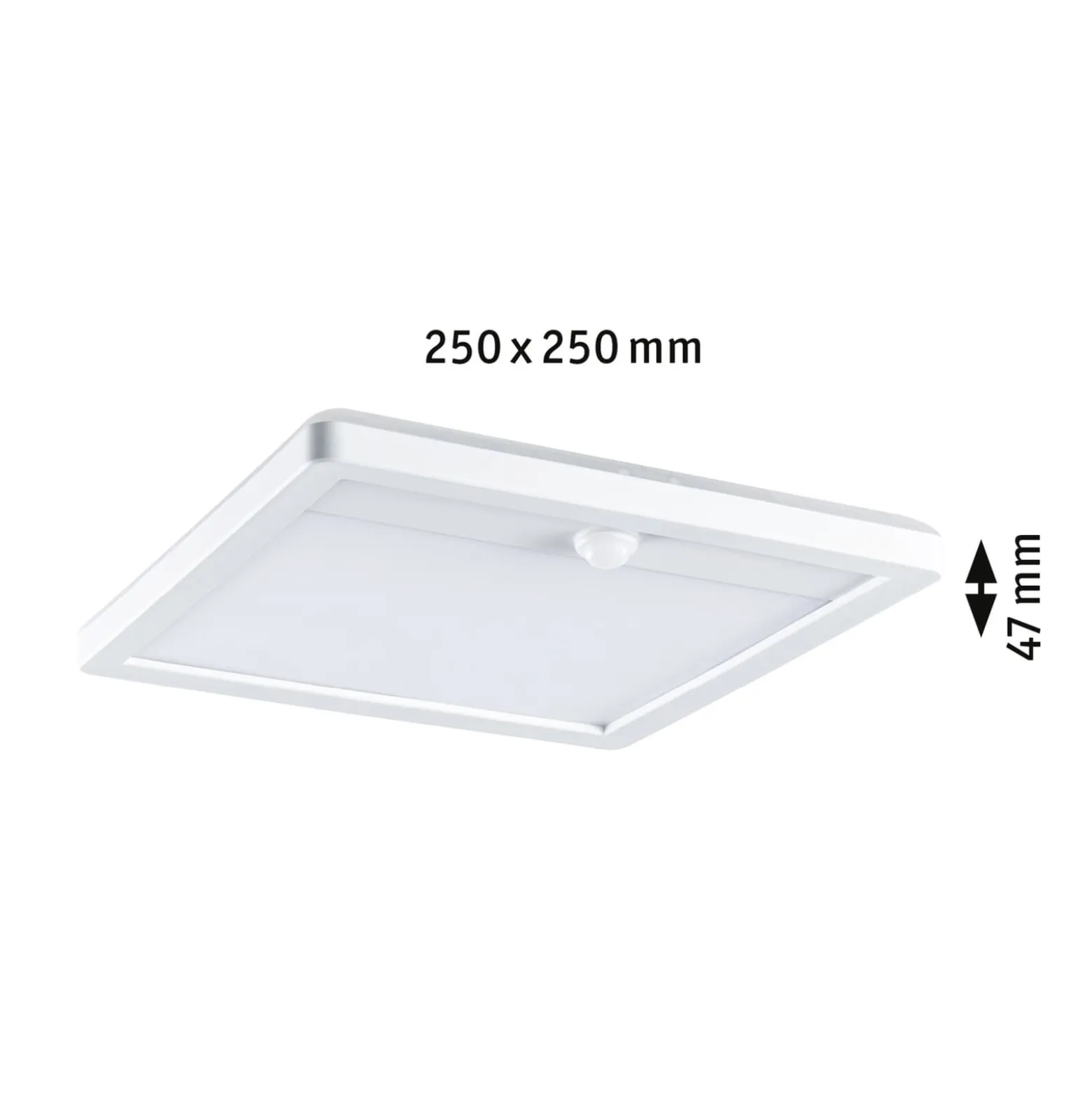 Paulmann LED-ulkoseinälamppu Lamina, valkoinen, IP44, anturi