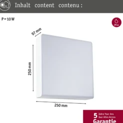Paulmann LED-ulkoseinävalaisin Azalena, anturi, valkoinen
