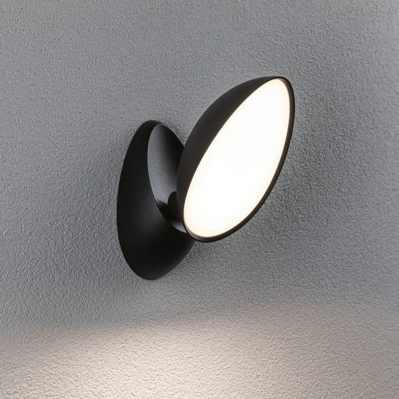 Paulmann LED-ulkoseinävalaisin Batona, antrasiitti 27 cm alumiinia IP44