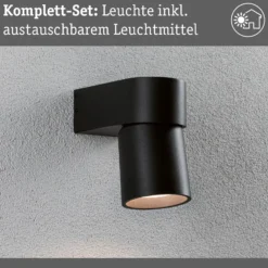 Paulmann LED-ulkoseinävalaisin Kimu, antrasiitti, 3000 K