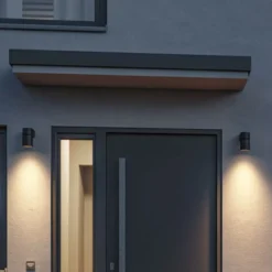 Paulmann LED-ulkoseinävalaisin Kimu, antrasiitti, 3000 K