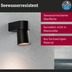 Paulmann LED-ulkoseinävalaisin Kimu, antrasiitti, 2200 K