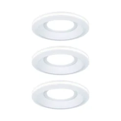 Paulmann LED-uppovalaisin Sormus, valkoinen, halkaisija 10 cm, IP65, 3 kpl