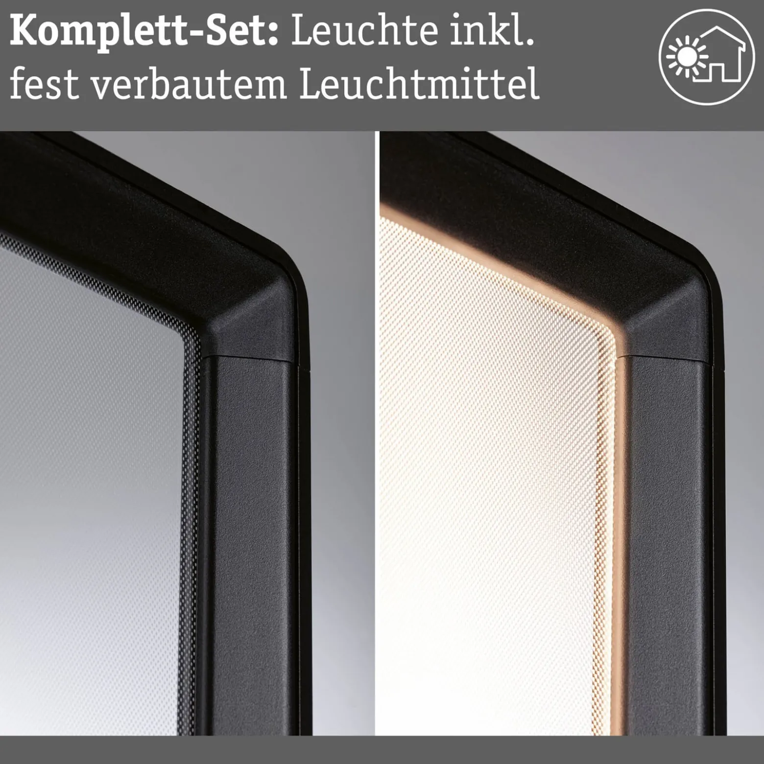 Paulmann LED-valaisin Reana, antrasiitti, 83 cm metalli IP44