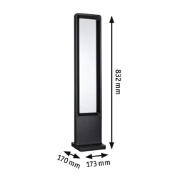 Paulmann LED-valaisin Reana, antrasiitti, 83 cm metalli IP44