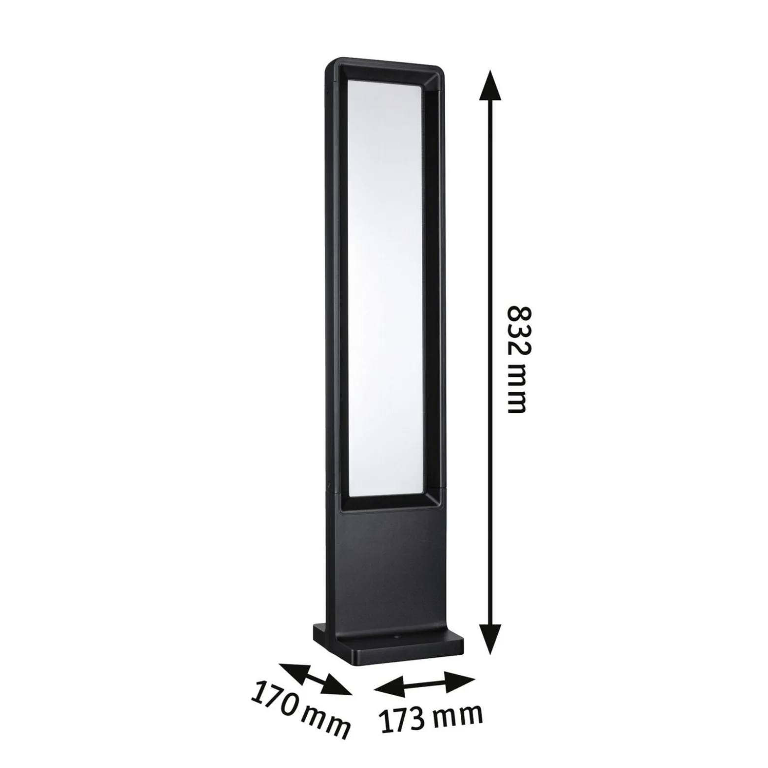 Paulmann LED-valaisin Reana, antrasiitti, 83 cm metalli IP44