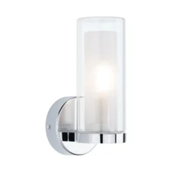Paulmann Luena -seinävalaisin IP44 kromi E14 1x
