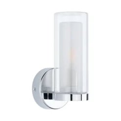 Paulmann Luena -seinävalaisin IP44 kromi E14 1x