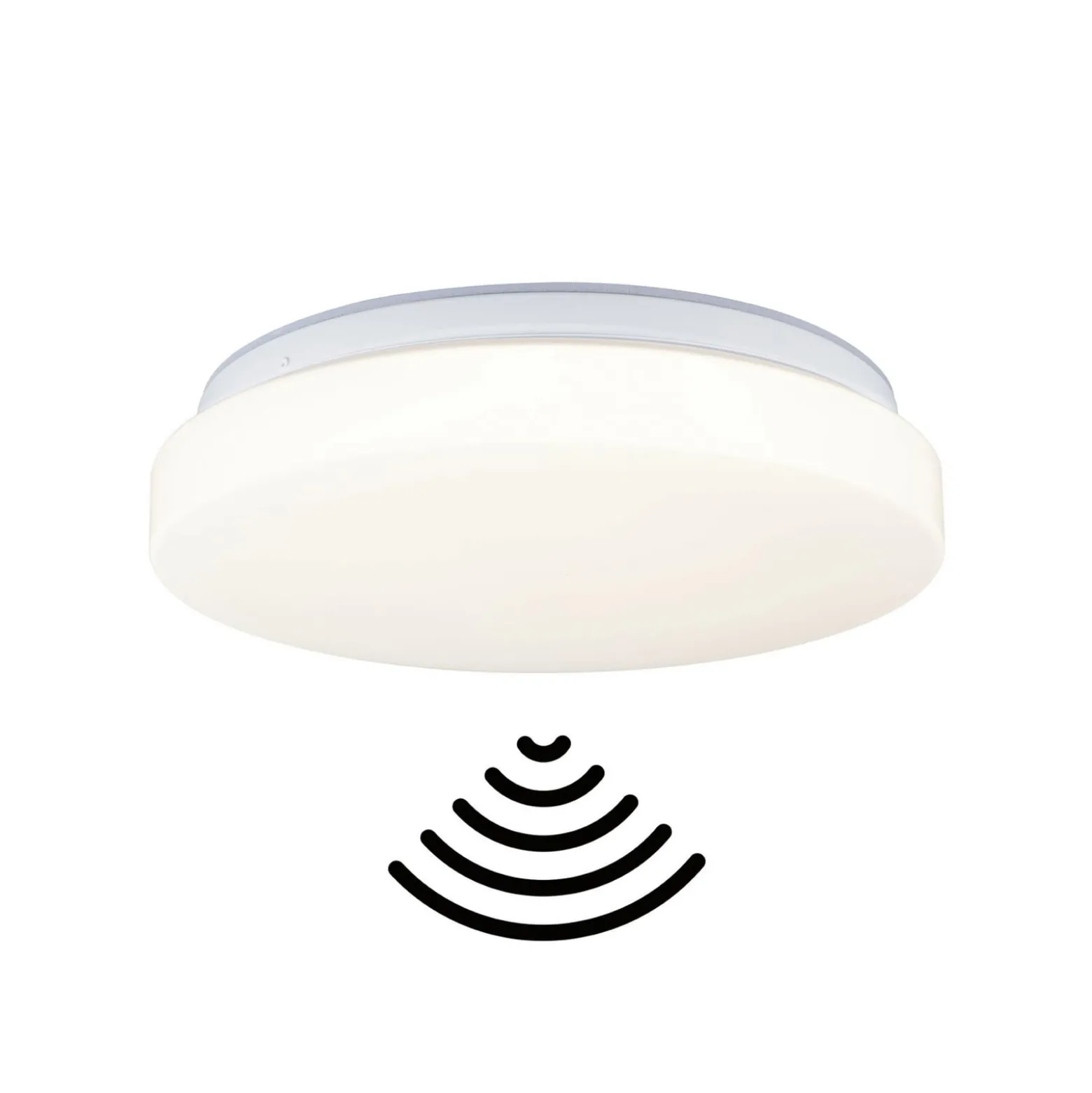 Paulmann Luiana LED-kattovalaisin, valkoinen, liiketunnistin, IP44