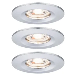 Paulmann Nova mini 3 kpl, IP44, kromi