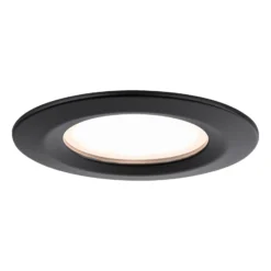 Paulmann Nova Plus Coin kiinteä 3-pakkaus musta IP44 2700K himmennettävä