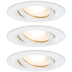 Paulmann Nova upotettava LED-kohdevalaisin, himmennettävä, IP65, valkoinen