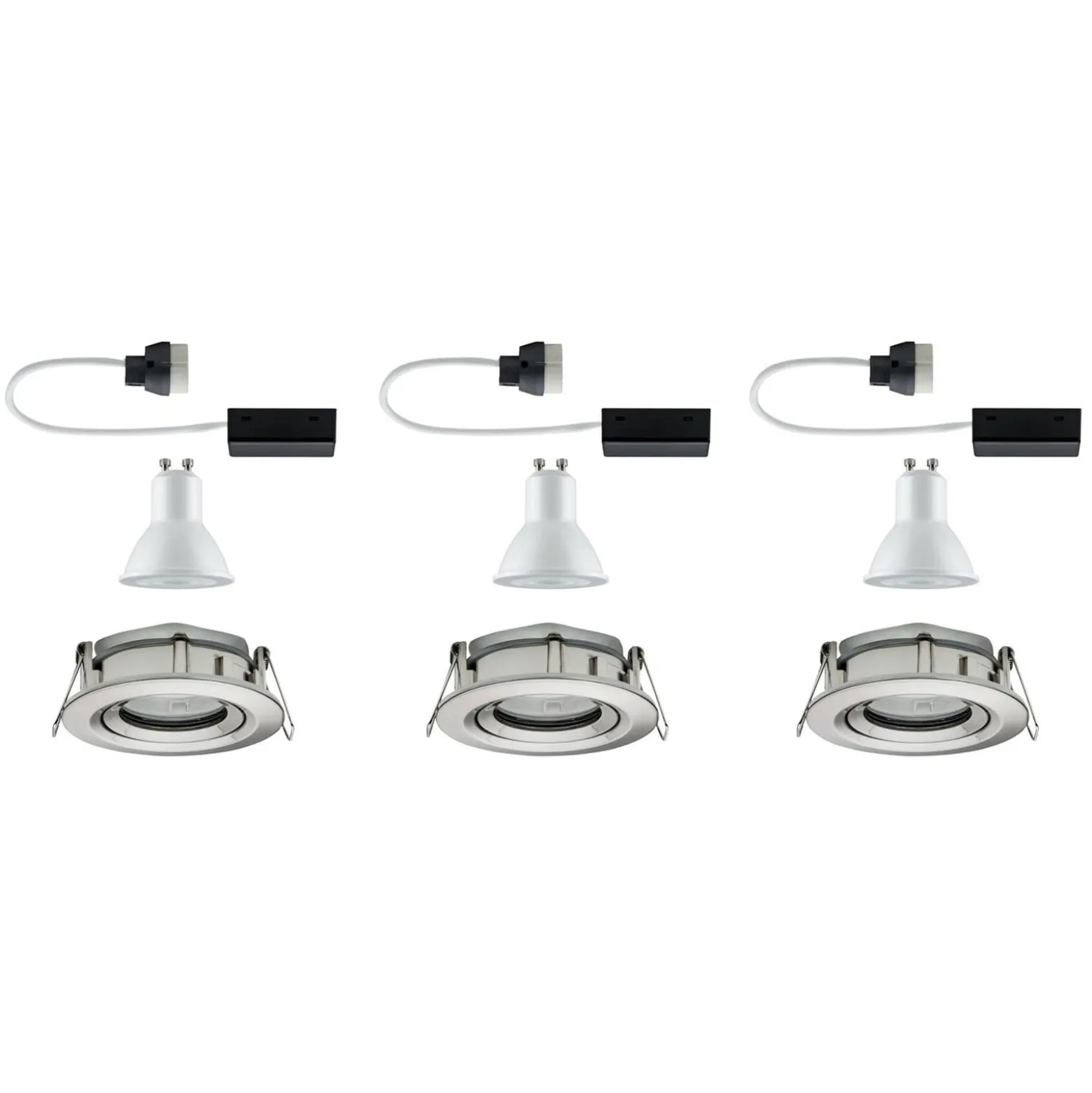Paulmann Nova upotettava LED-kohdevalaisin, himmennettävä, IP65, rauta