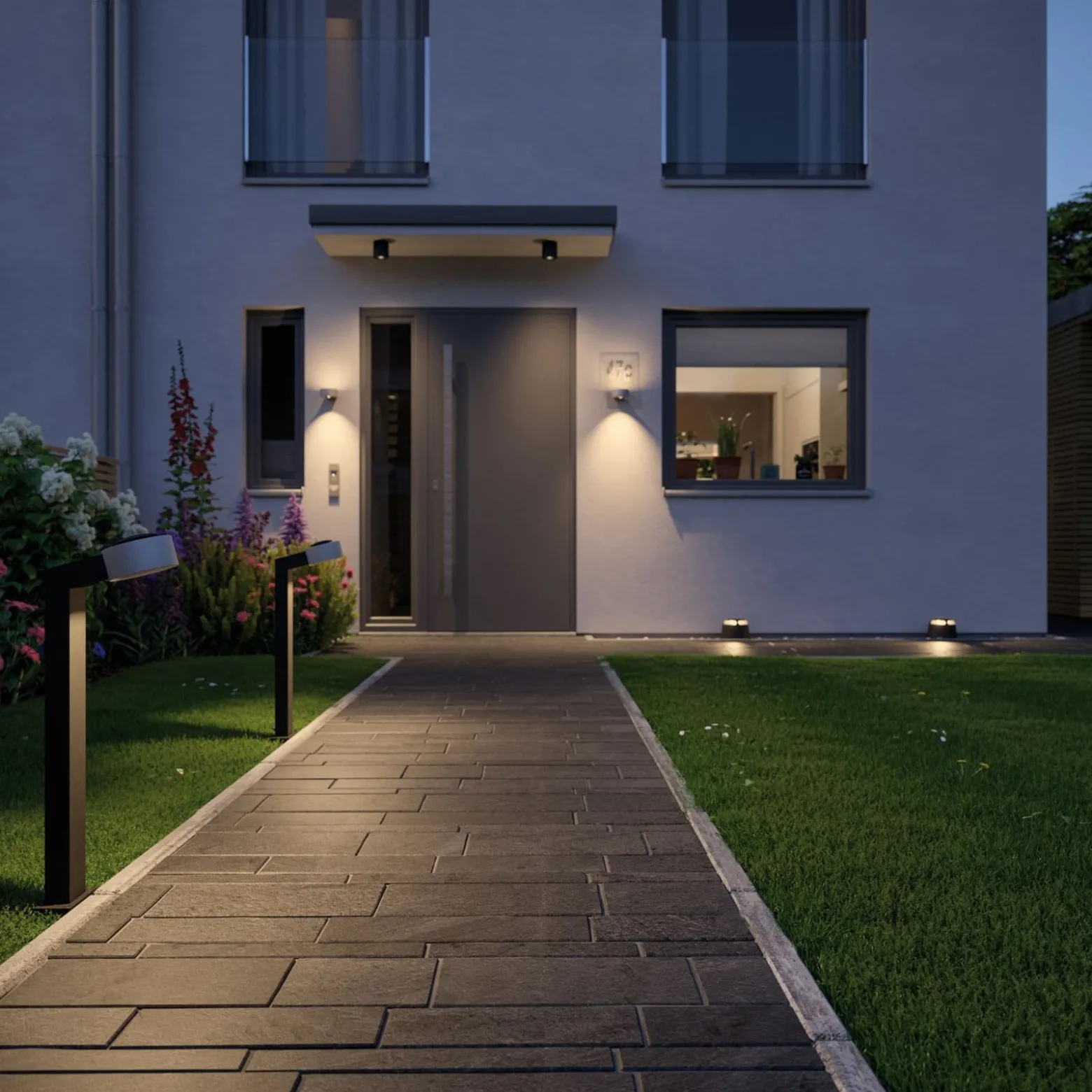 Paulmann Plug & Shine LED lattiavalaisin 93917 2x3W