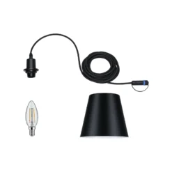 Paulmann Plug & Shine LED-riippuvalaisin Kofia E14, alumiini