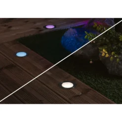 Paulmann Plug & Shine LED upotettu lattiavalaisin Floor RGBW ZigBee