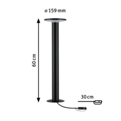 Paulmann Plug & Shine Plate LED polkuvalo 2,200K