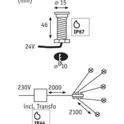 Paulmann Plug & Shine -uppovalaisin 93695, 5-Basis