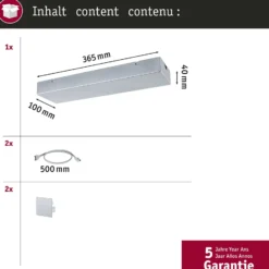 Paulmann syöttölaite Power Box Linion kromi ZigBee 230/24V