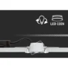 Paulmann upotettava LED-kohdevalaisin Nova Coin Smart, valkoinen, RGBW, 3 kpl,