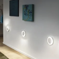 Paulmann upotettava LED-seinävalaisin Neordic Decorativ, valkoinen, pyöreä