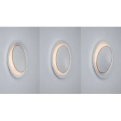 Paulmann upotettava LED-seinävalaisin Neordic Decorativ, valkoinen, pyöreä