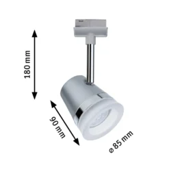 Paulmann URail Cone -spotti RGBW mattakromi ZigBee