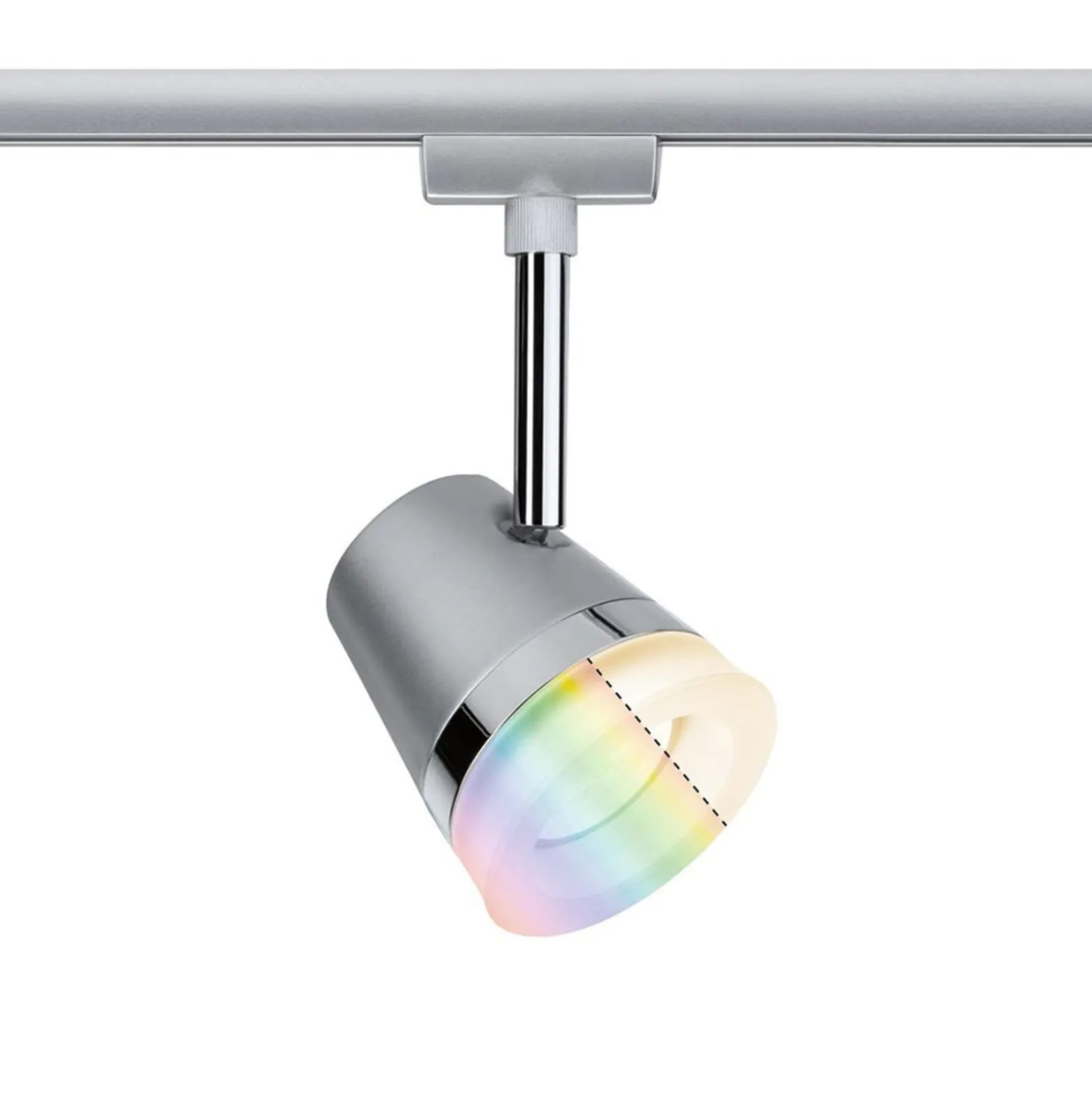 Paulmann URail Cone -spotti RGBW mattakromi ZigBee