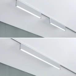 Paulmann URail LED-kiskovalaisin Ceris, kromi, 4 000 K, 37 cm