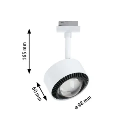 Paulmann URail LED-kohdevalaisin Aldan, 4 000 K, signaalivalkoinen