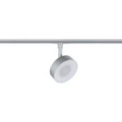 Paulmann URail LED-kohdevalaisin Circle, mattakromi, CCT, himmennettävä