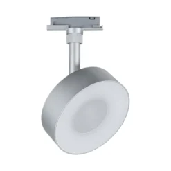 Paulmann URail LED-kohdevalaisin Circle, mattakromi, 3-portainen himmennettävä