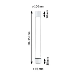 Paulmann URail LED-riippuvalaisin Aldan, signaalivalkoinen, 3 000 K
